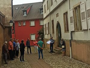 Visite de l'hôpital historique de Benfeld avec Fabien Baumann, dans le carde des JEP 2024